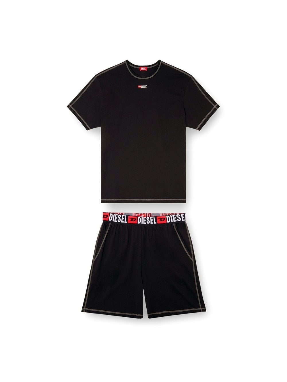 Diesel Pyjama Herren schwarz, M Image