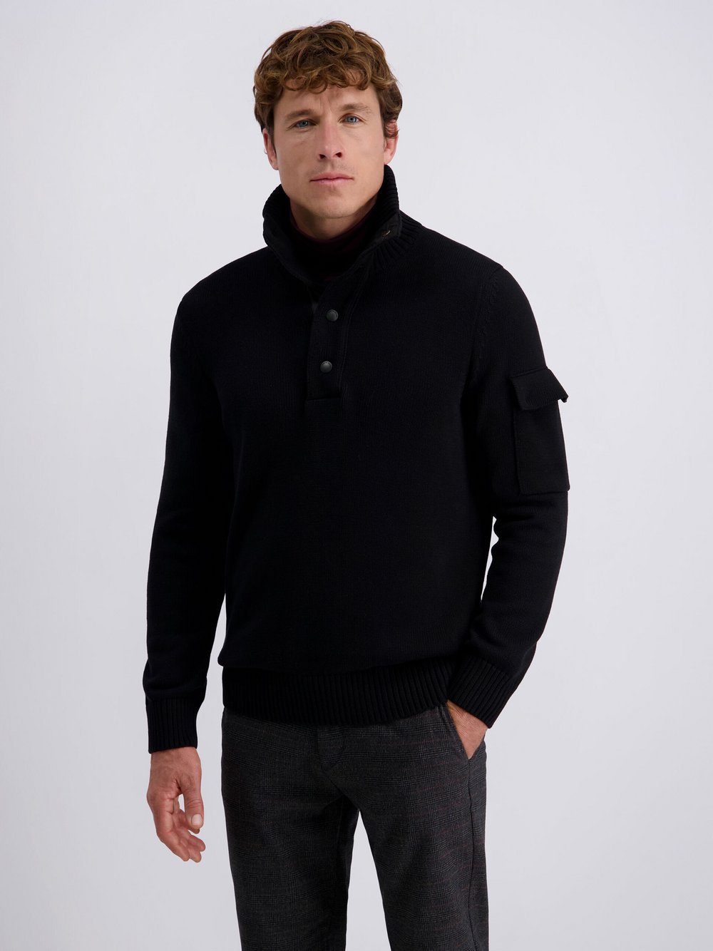 Pierre Cardin Pullover Herren schwarz, M