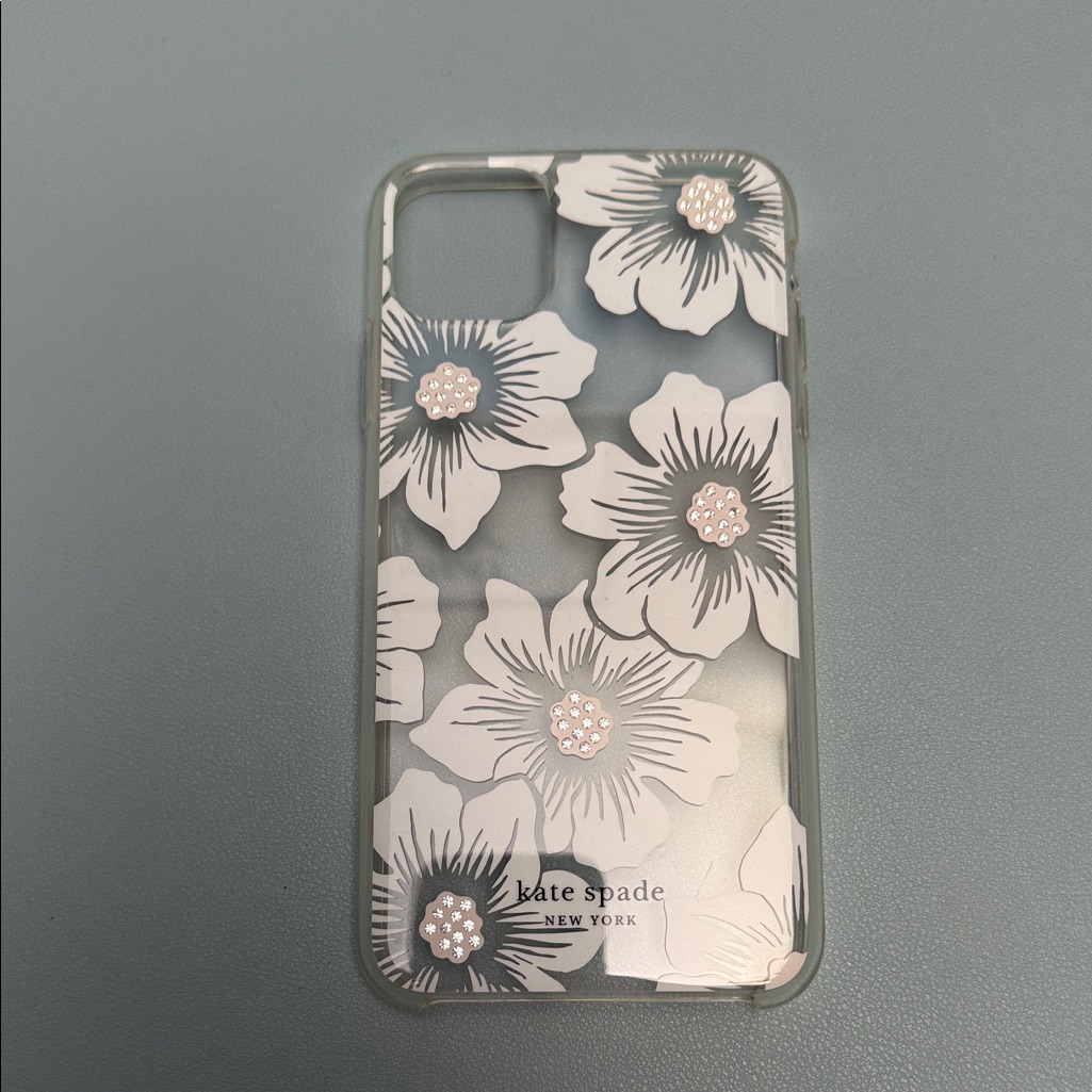 Kate Spade Cell Phones & Accessories | 13 Pro Max- Kate Spade White Floral Phone Case | Color: White | Size: Os