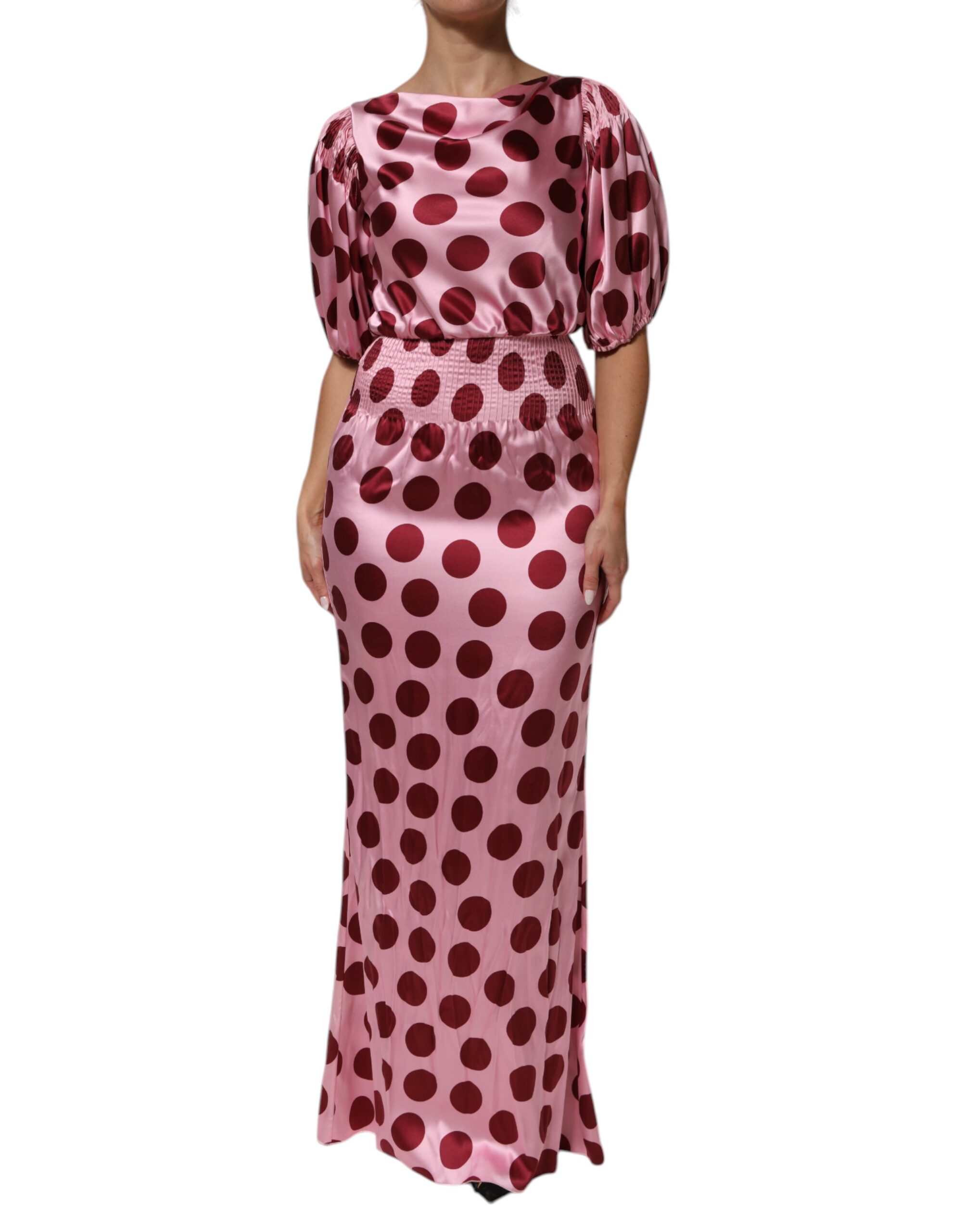 Punkte-Seide-Kleid EU 36 / UK 8