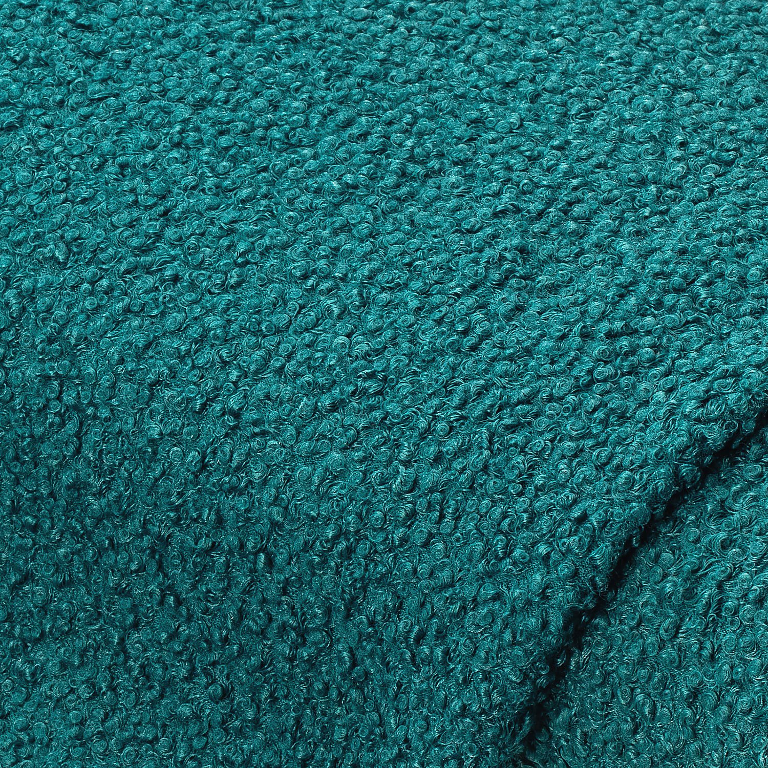 Stretch-Bouclé, petrol