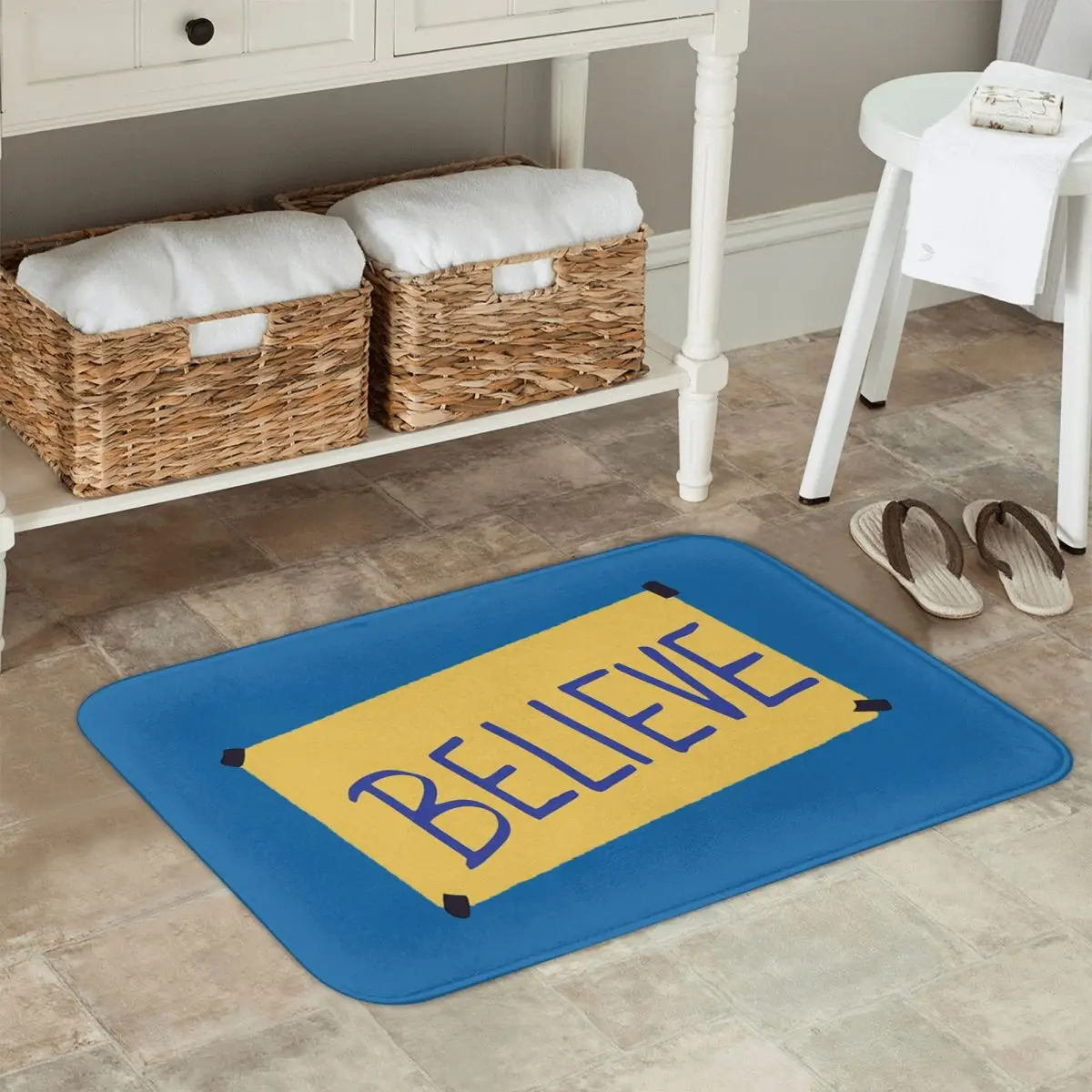 Ted Lasso-Believe Non-slip Doormat Floor Mat Antiwear Carpet Rug for Kitchen Entrance Home Bathroom Living room Footpad Mats