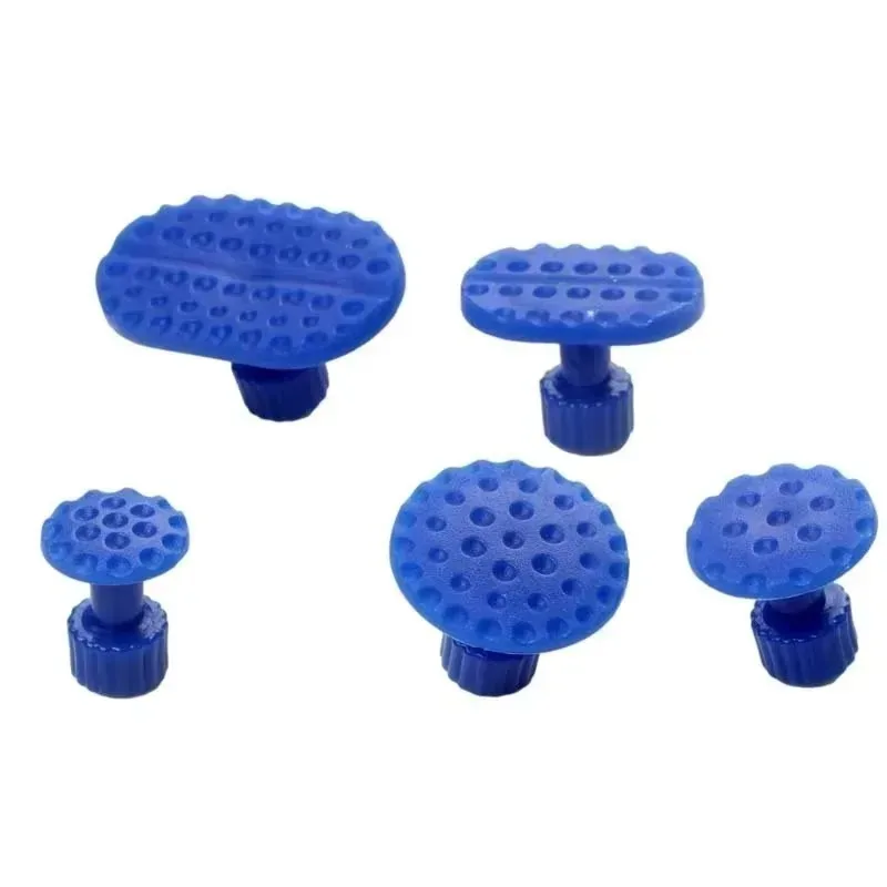 Blaue Klebelaschen, Ersatzwerkzeuge, hochwertiges 6-teiliges Auto-Universal-Set, lackfreie Dellenreparatur, Auto-Entferner, Hagel-Pit-Kleber Image