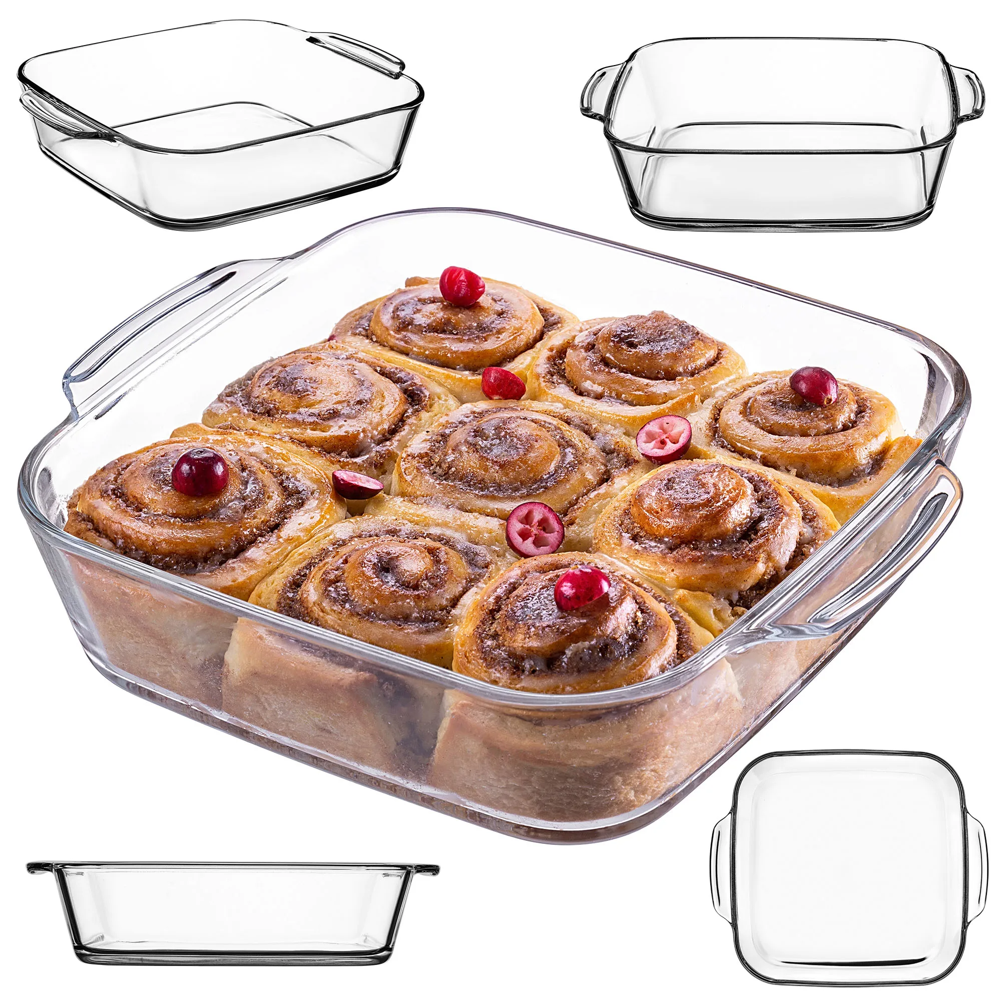 KADAX 2,4L kleine Backform quadratisch 25cm Image