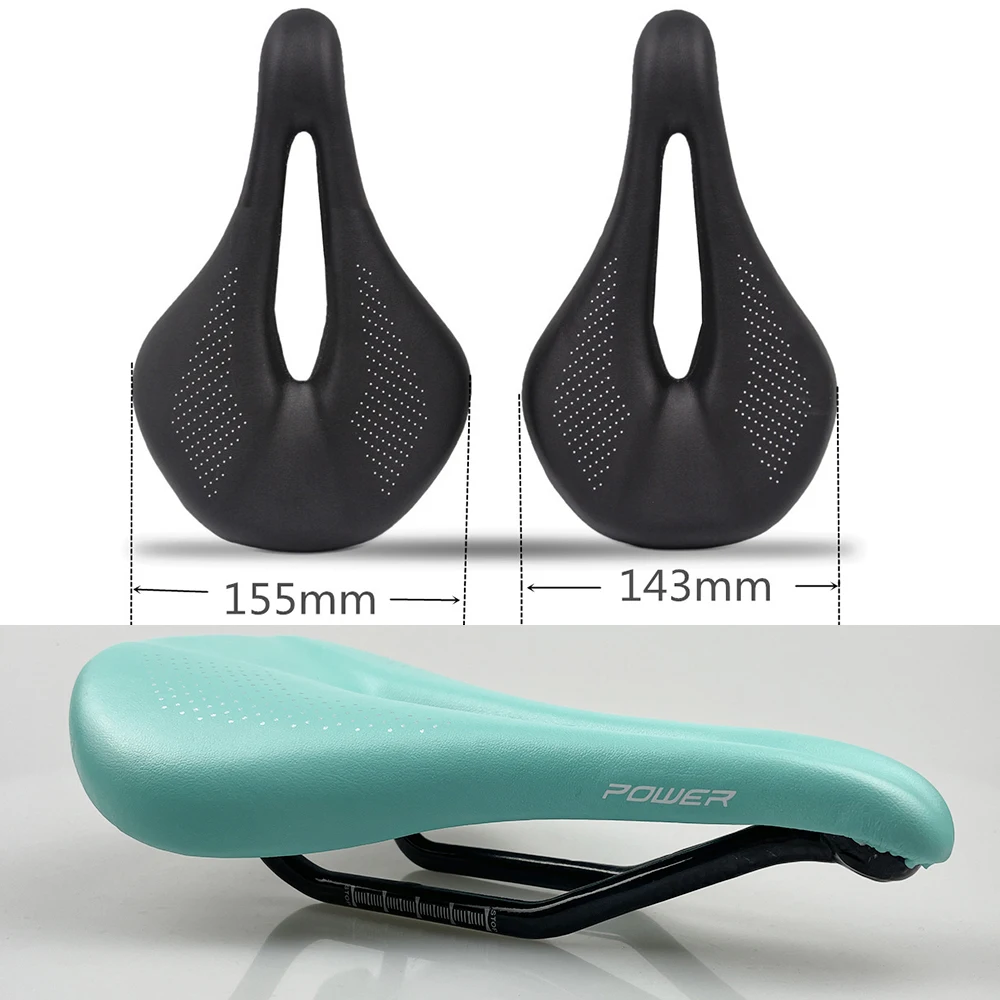 Ultraleichter Pu+Carbonfaser-Sattel, Rennrad, MTB, Mountainbike, Fahrrad, S, Addle für Herren, Fahrradsattel, Trail, Komfort, Rennsitz, 143/155 Image