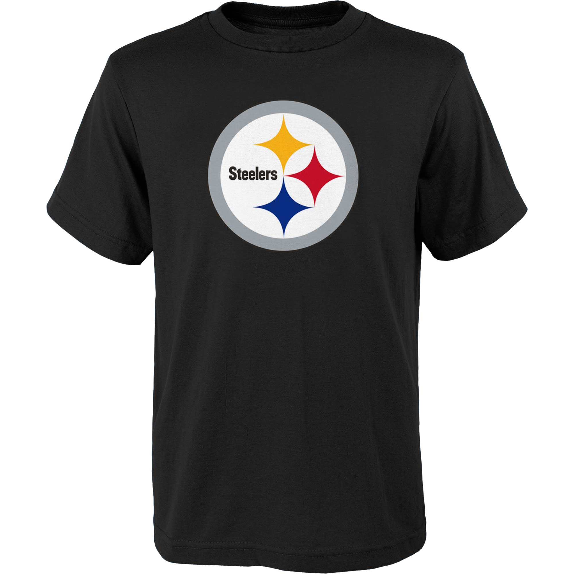 Outerstuff – Schwarzes Pittsburgh Steelers-T-Shirt mit Primärlogo für Jugendliche Image