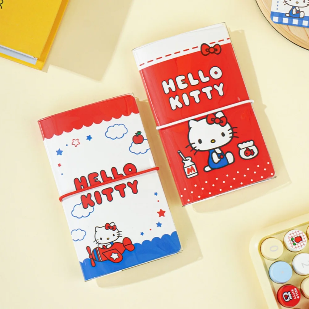 Echtes Sanrio Hello Kitty Notizbuch, Tagebuch mit wasserdichtem PVC, transparentem Schutztagebuch, Skizzenbuch, Planer, Mädchengeschenke