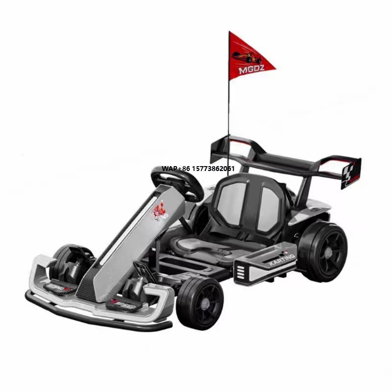 Elektrisches Drift-Go-Kart für Kinder in kommerzieller Qualität, stabiles 4-Rad-Design mit Sitz für Erwachsene, für Vergnügungspark-Vermietung Image