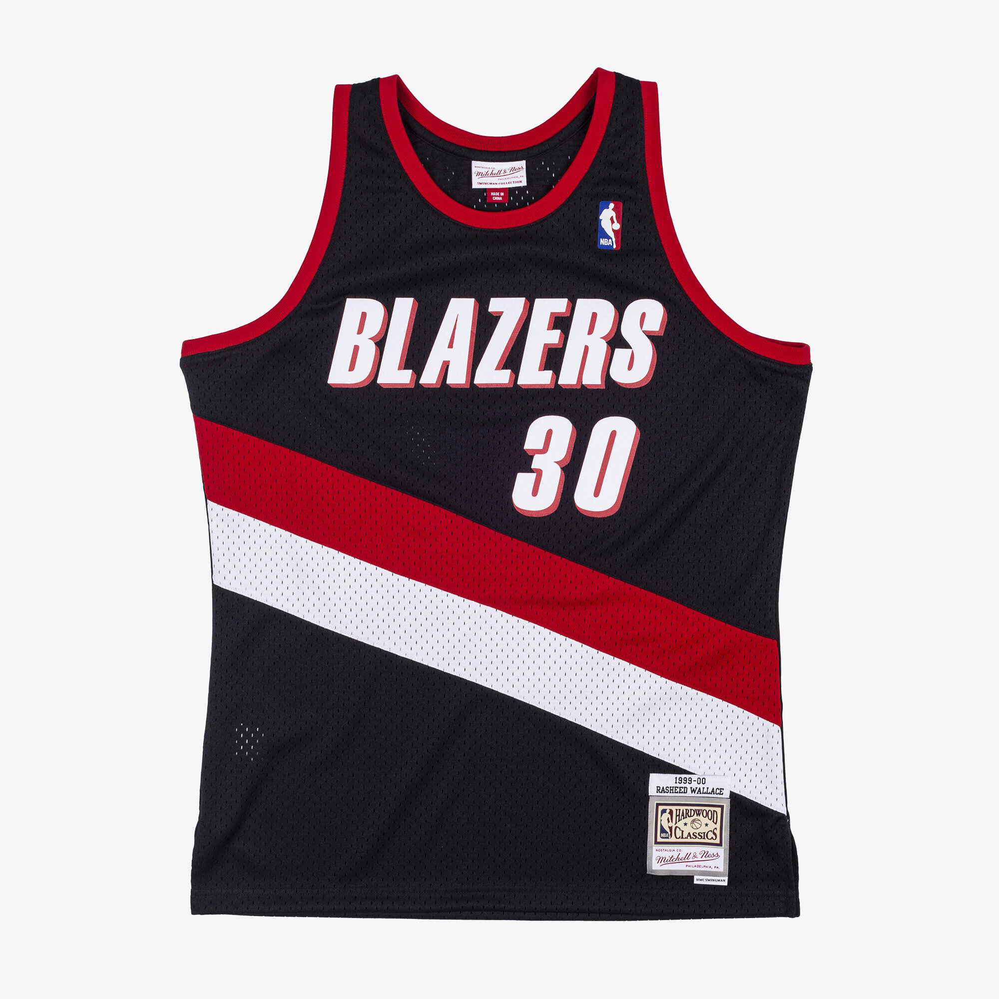 Portland Trail Blazers Mitchell & Ness Swingman-Trikot, Rasheed Wallace 1999–2000 Image