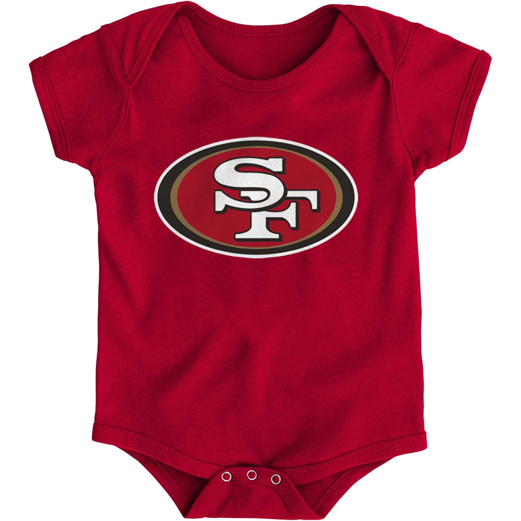 Scarlet San Francisco 49ers Team-Logo-Body für Neugeborene und Kleinkinder Image