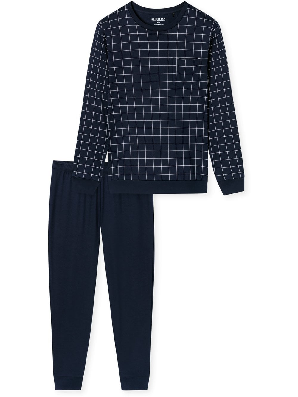 Schiesser Pyjama Herren marine, 48 Image