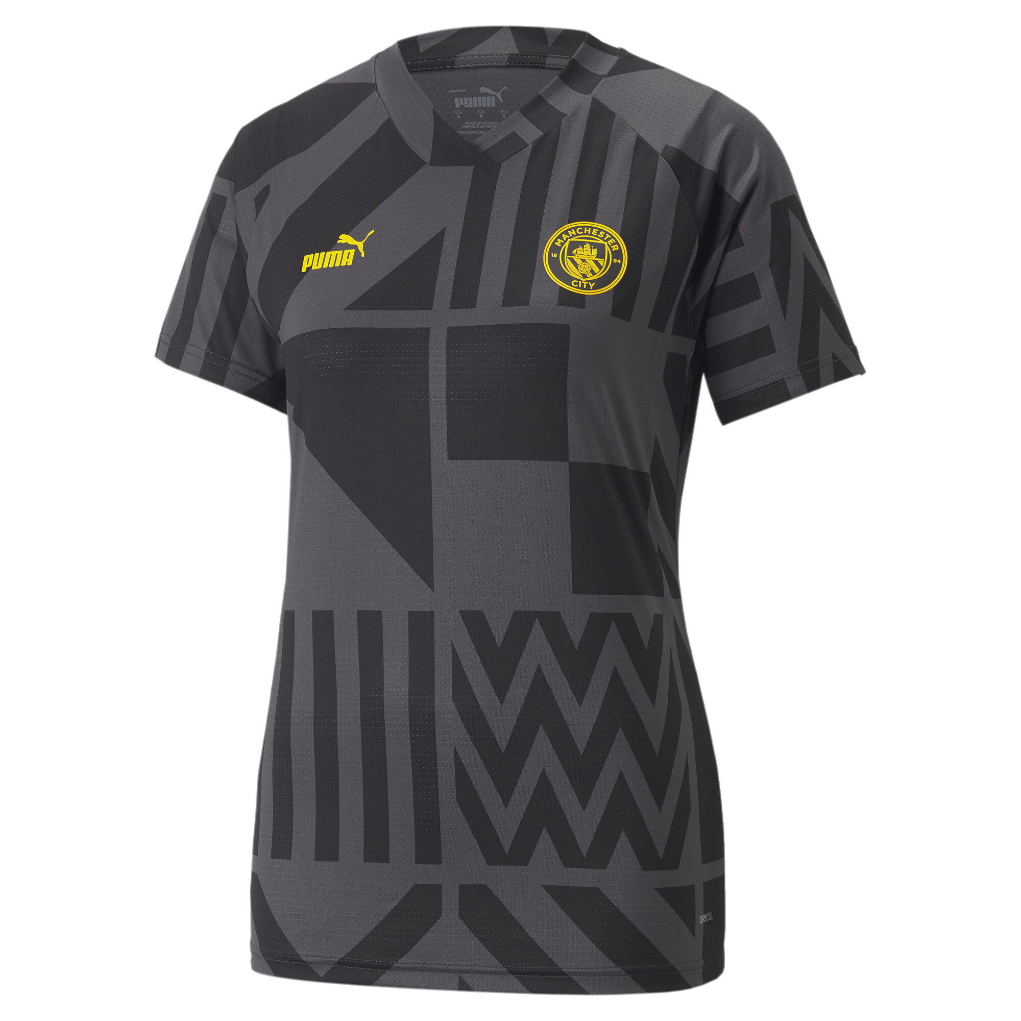 Puma Womens Manchester City F.C. Football Prematch Jersey - Black - Size Small | Puma Sale | Discount Designer Brands