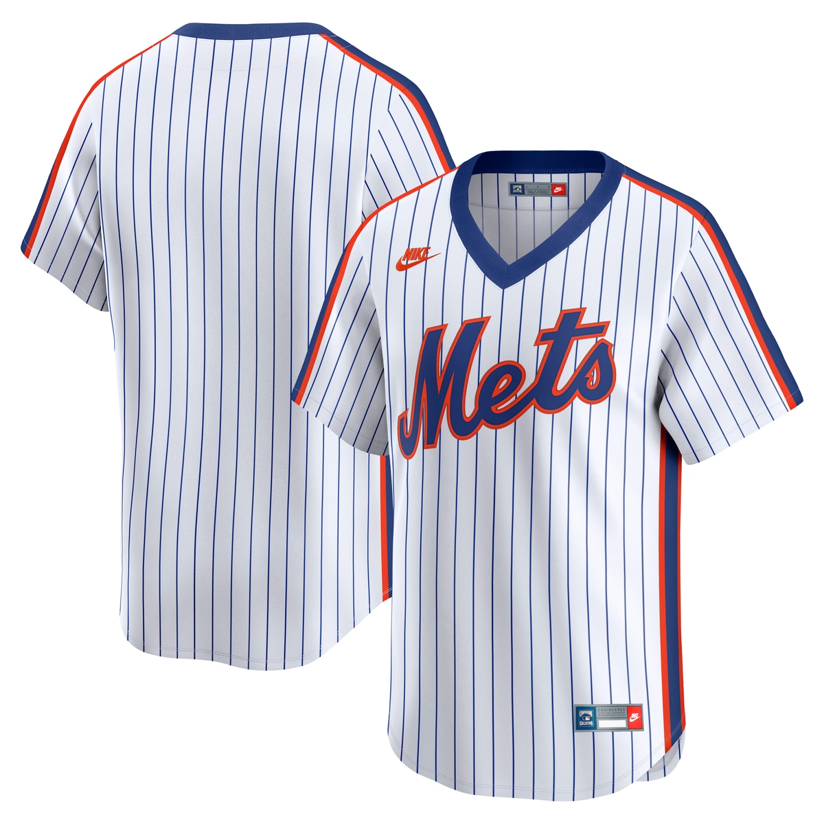 Footballtrikot NIKE "Nike Trikot New York Mets Nike MLB Limited Cooperstown", Damen, Gr. S, weiß, 100% Polyester, Trikots