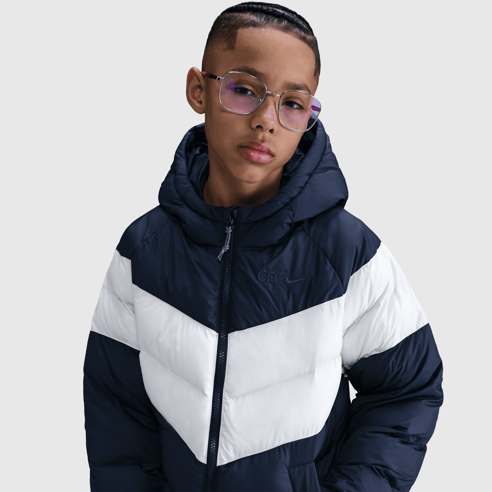 Chelsea Nike Daunenjacke – Obsidian – Kinder Image