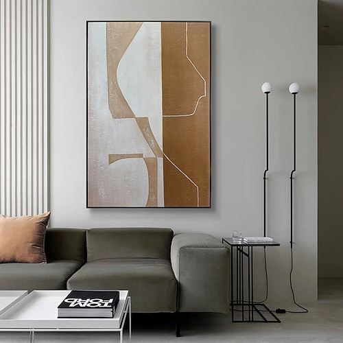 Handgemaltes Ölgemälde auf Leinwand, Wandkunst, abstrakte Texturmalerei, Wohnzimmer- und Eingangsbereichdekoration, Heimdekoration, gerollt, rahmenlos, ungespannt Image