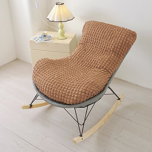 Sesselbezug für eine Person, geeignet für Zuhause, aus dehnbarem Polarfleece-Luftpolstergewebe, Sitzschutz, weicher, rutschfester Sesselbezug Image