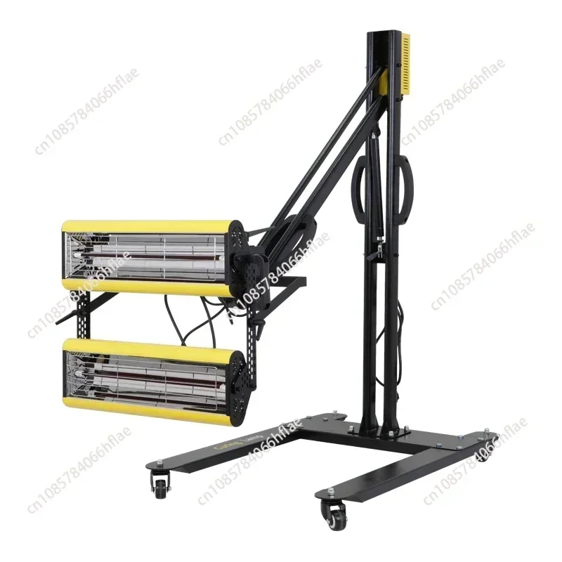 2600w kurzwelliger Infrarot-Farb trockner mit Temperatur regelung und Timer Karosserie reparatur farbe Bac klampe Heiz licht Image
