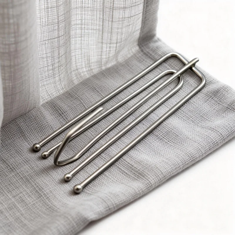 30 Stück Premium-Stahl-Vorhanghaken, weiße Fensterringe, langlebiges Wohnaccessoire für Stangen