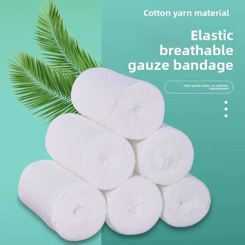 Medizinische Mullrollen – 100 % Baumwolle, steril, zum Wundverband, Verband und Hämostase, Erste-Hilfe- und OP-Verband Image
