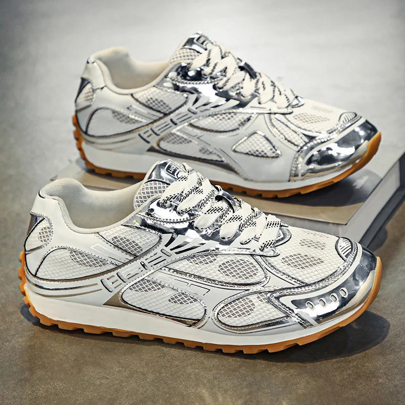 Herren-Sportschuhe, modische, trendige Freizeitschuhe, Frühlings- und Sommer-Herrenschuhe, Retro-Sneaker, ganzjährig, gleiche Universal-Sneaker