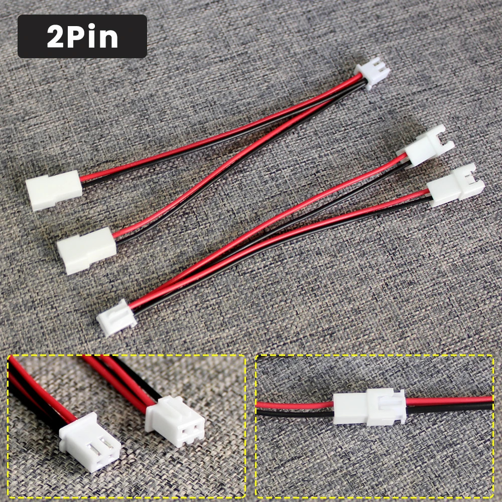 XH2.54 Y-Splitter-Kabel Stecker auf 2 Buchsen 26AWG Lüfterkabel 2Pin 3Pin 4Pin 5Pin 6Pin Stromverlängerungskabel Anschlusskabel Image