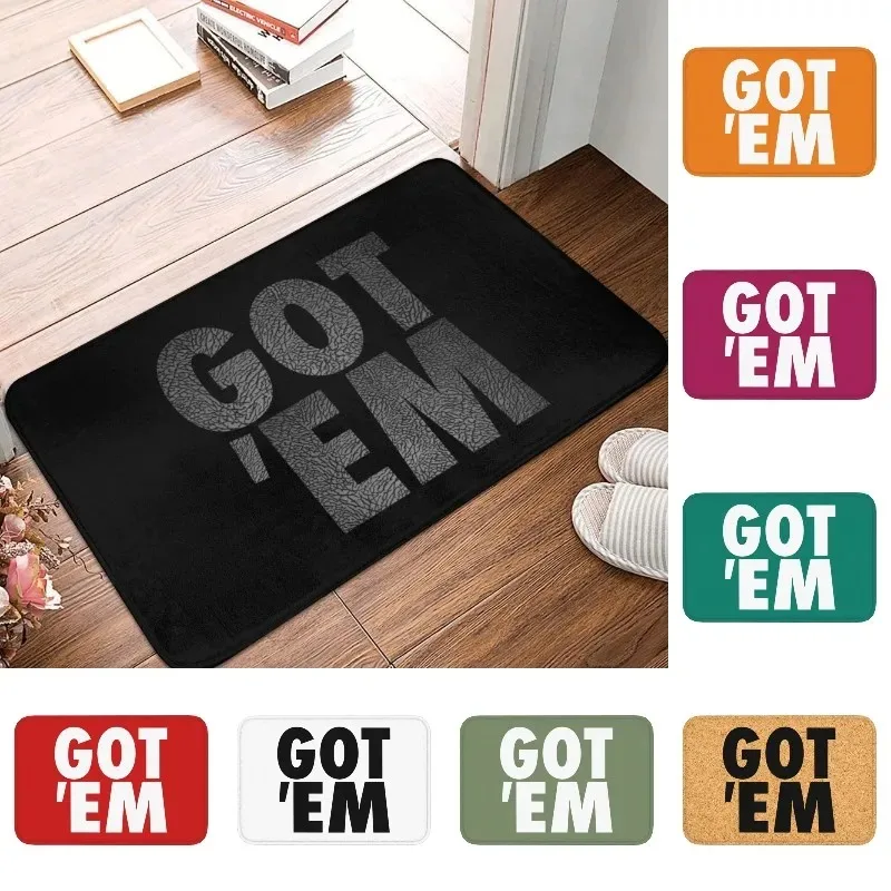 Got Em Front-Bodenmatte, Willkommen, Eingang, Fußmatte, Innenbad, rutschfest, Küchenteppich, Garage, Toilette, Heimdekoration, Fußpolster Image
