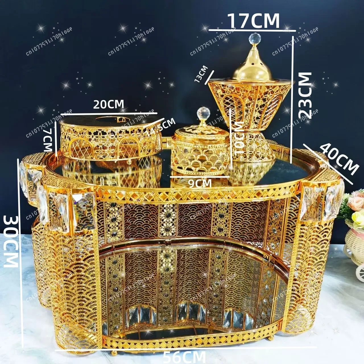 Weihrauch Brenner Set Lagerung Rack Set Desktop Dekoration Doppel Schicht Image