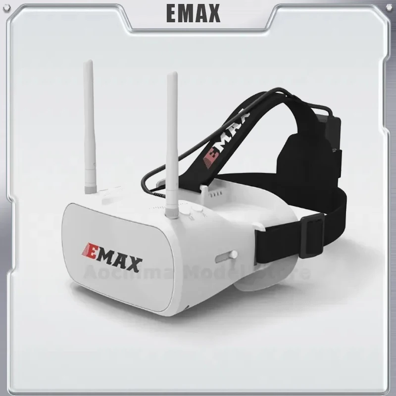 EMAX 5,8G 48CH FPV Brille Tinyhawk Diversity Goggle 4,3 Zoll 480*320 Video Headset mit Dual Antennen 4,2V 1800mAh Batterie Image