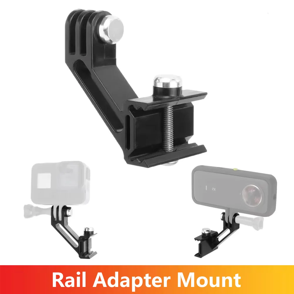 Schienenadapterhalterung Seitenadapterhalter für GoPro Hero 13 12 11 10 9 8 7 Insta360 SJCAM AKASO DJI Osmo Action-Kamera-Zubehör Image