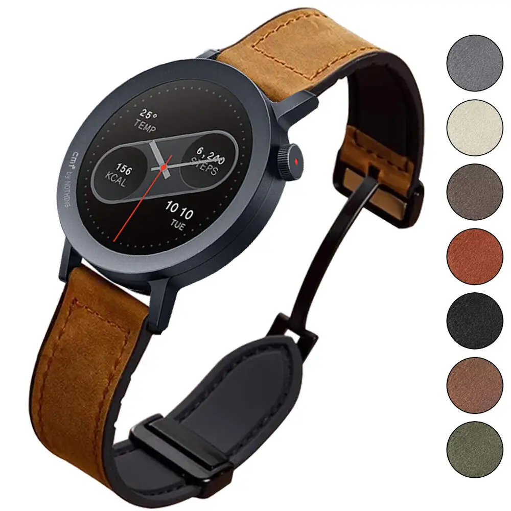 Leder-Silikon-Armband für CMF Watch Pro 2, magnetisches Schnallenarmband für CMF von Nothing Watch Pro 2 Uhrenarmband Correa Image