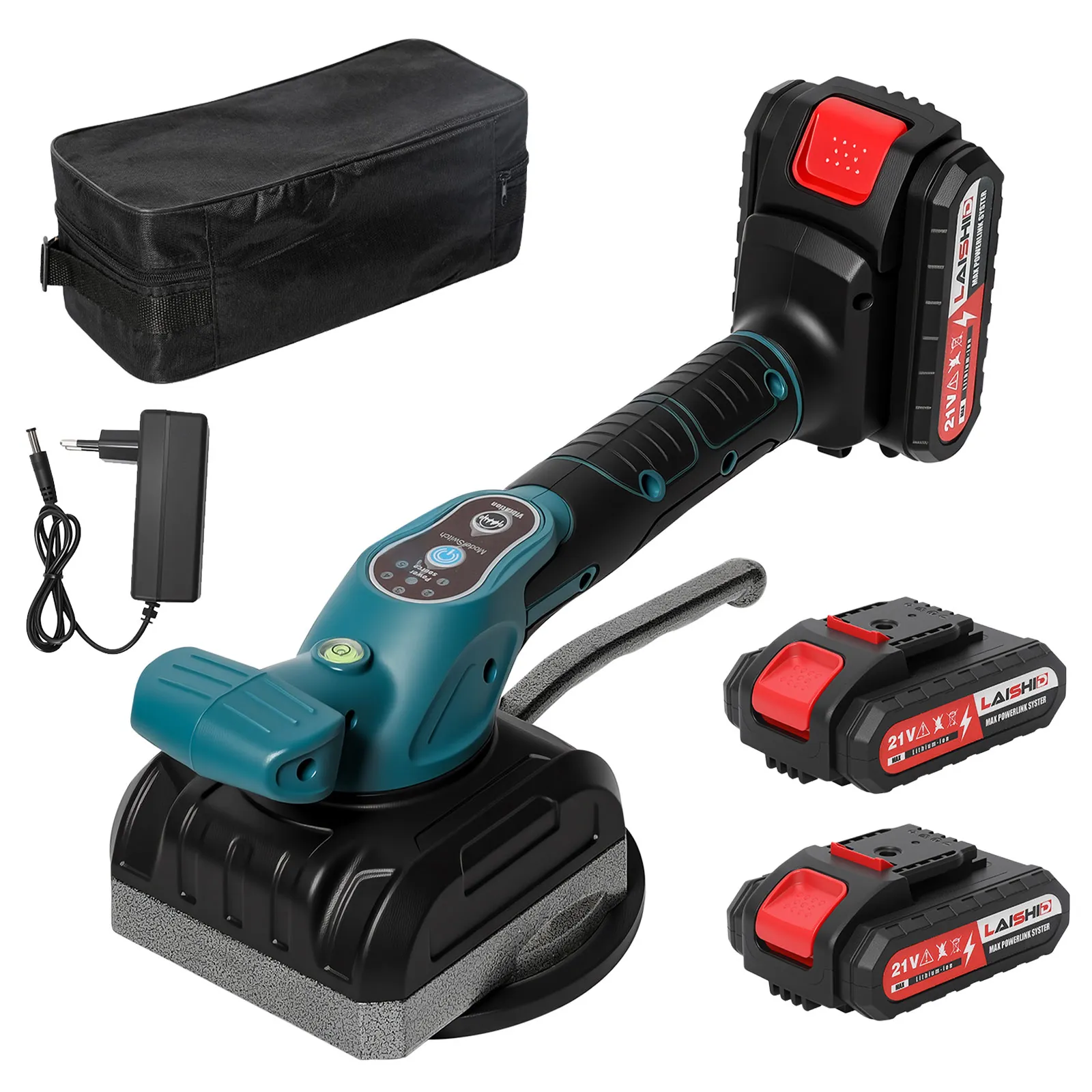 200 kg Fliesen Fliesen Maschine Fliesen Vibrator Saugnapf 6 Gang Boden Vibrator Nivellierung Power Tool Für 18 V Batterie