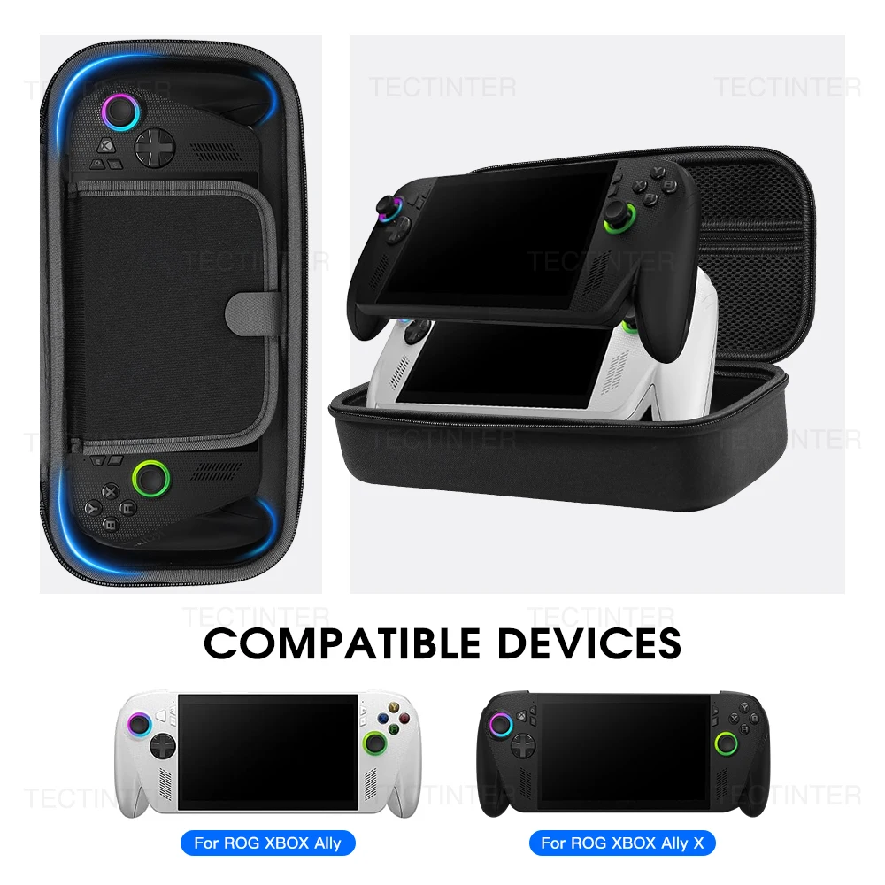 Portable Carrying Case for ASUS ROG Xbox Ally Handheld Game Console Travel Protective Bag Shell for ROG Xbox Ally X Accessories