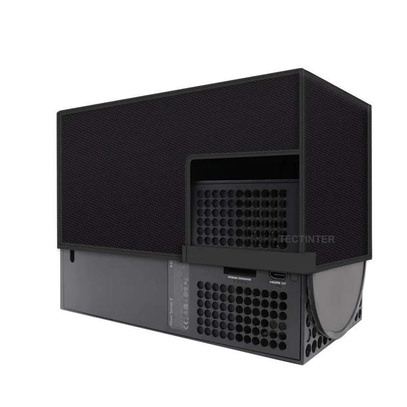 Staubdichte Softcover für Xbox X-Konsole. Kratzfeste horizontale, wasserdichte vertikale Schutzhülle für die Xbox Series X-Konsole