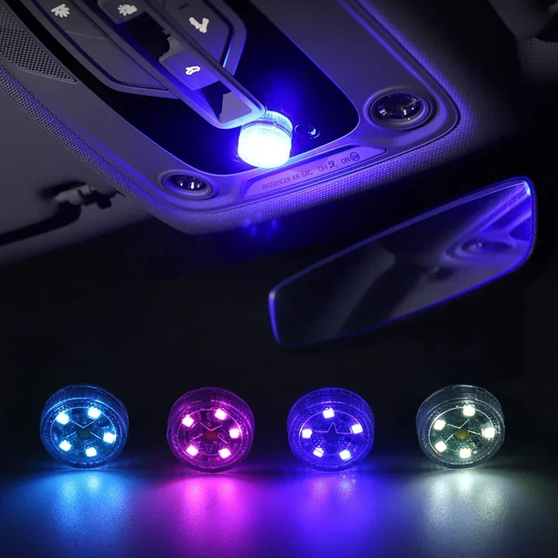 Auto Mini Led Touch Schalter Licht Universal LED Touch Sensor Buch Lichter Runde Notfall Lampen Auto Innen Licht Umgebungs Lampe