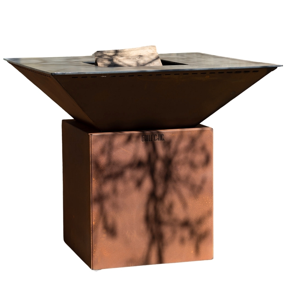 GRILLCHIC brasero cevenol corten normal carre 103 simple cuve Image