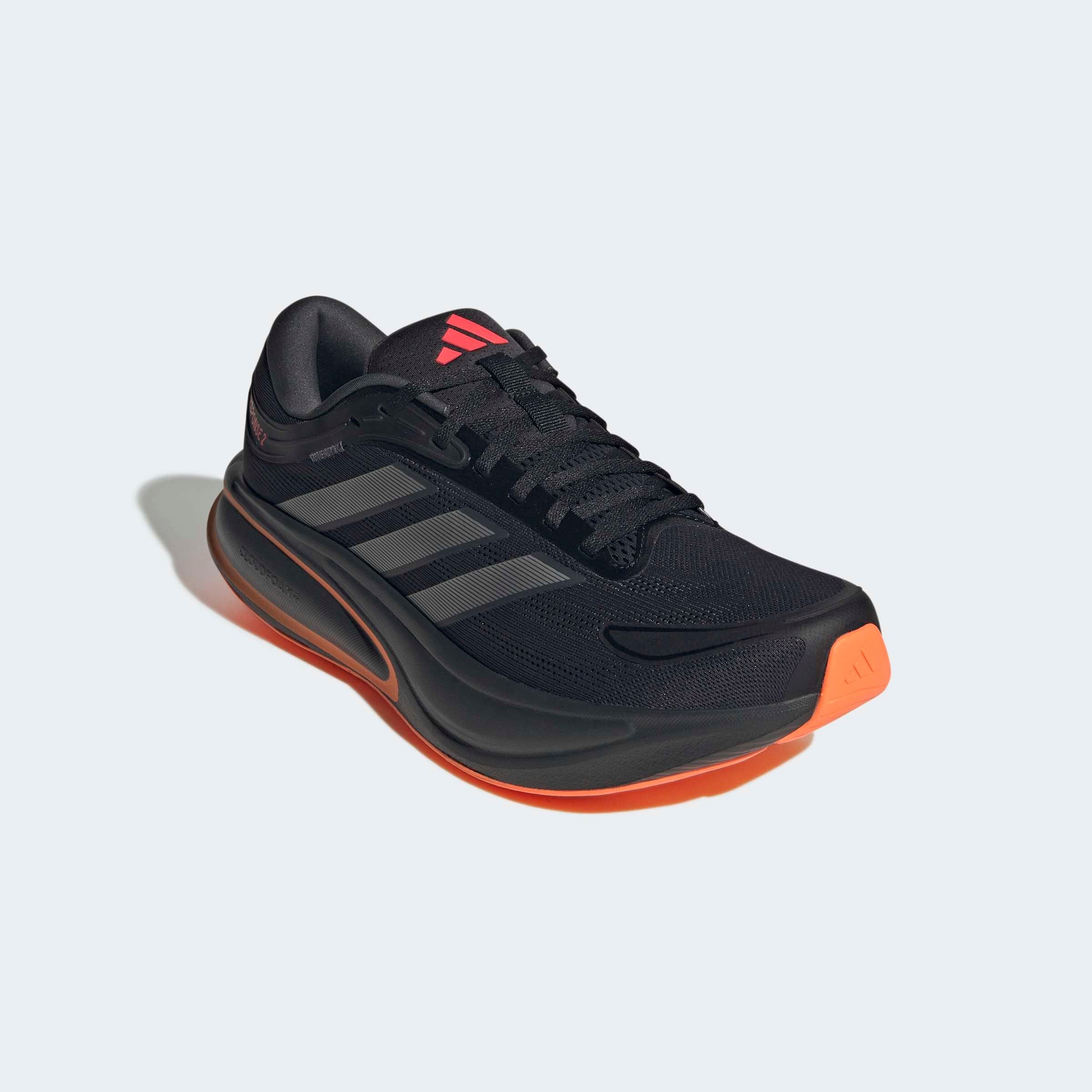Laufschuh ADIDAS PERFORMANCE "RESPONSE 2", Herren, Gr. 47, core schwarz, iron metallic, carbon, Synthetik, Textil, Schuhe Laufschuh