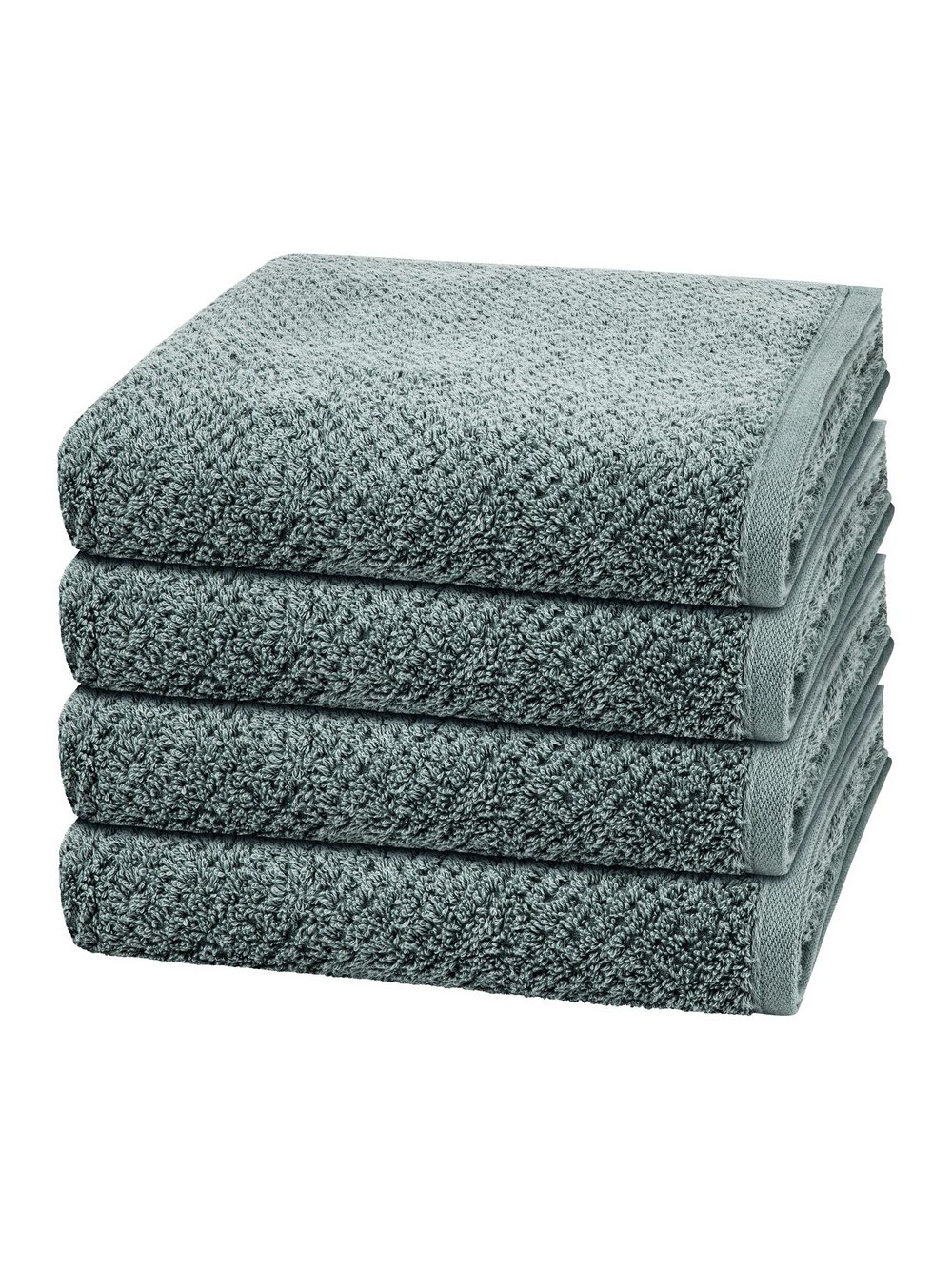 Cawö Handtuchset 4-teilig Damen grün, ONE SIZE Image