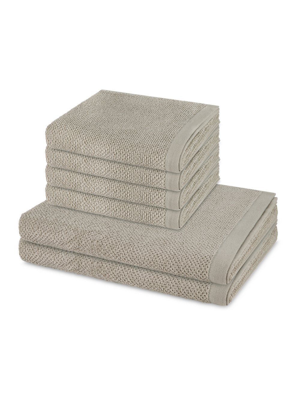 Möve Handtuchset 6-teilig Damen hellgrau, ONE SIZE Image