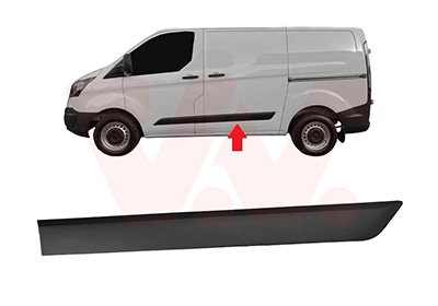 VAN WEZEL Zier-/Schutzleiste, Seitenwand 1987425 hinten links mit Zubehör für FORD 2318007 PBK2129077BDPRAA Image