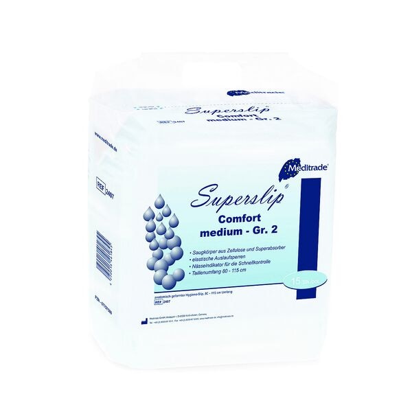 Meditrade Slipeinlagen »Superslip®Comfort« Größe M 15 Stück Image