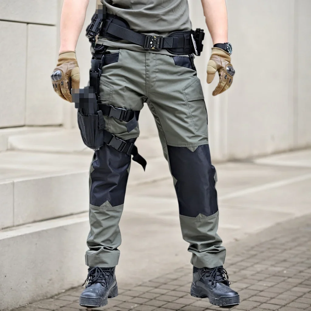 Taktische Hosen Herren Hosen Multi-tasche Tragen-beständig Training Jagd Kleidung Atmungsaktive Workout Casual Hosen Wasserdicht Image