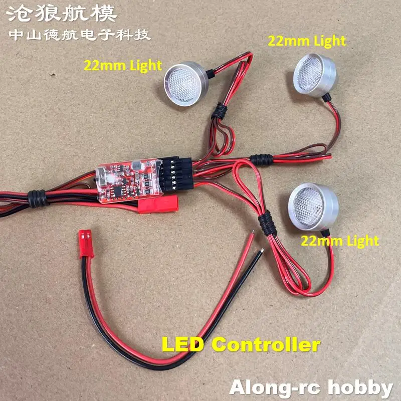 RC Flugzeug Hobby Flugzeug Teil Einstellbare Helligkeit Navigation Lichter Controller 13mm 22mm LED für DIY Upgrade RC Modell Flugzeuge