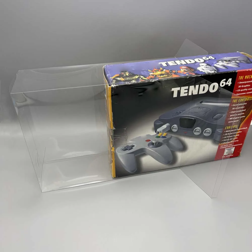 Transparenter Box-Schutz für N64/Nintendo Collect Boxes TEP Storage Game Shell Clear Vitrine Image