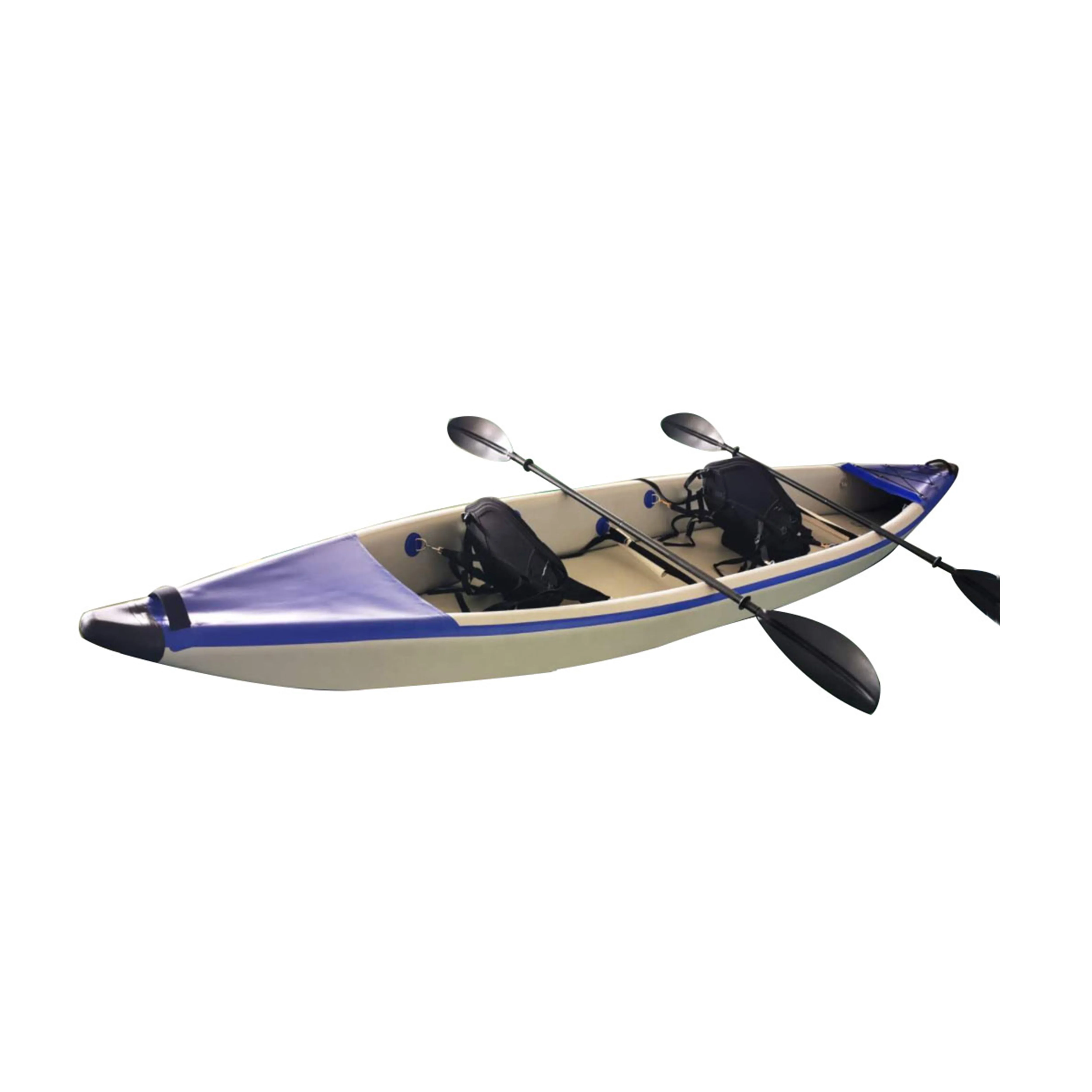 Assurance qualité nouveau Design Drop Stitch Kayak 2 personnes assis sur le Kayak de pêche