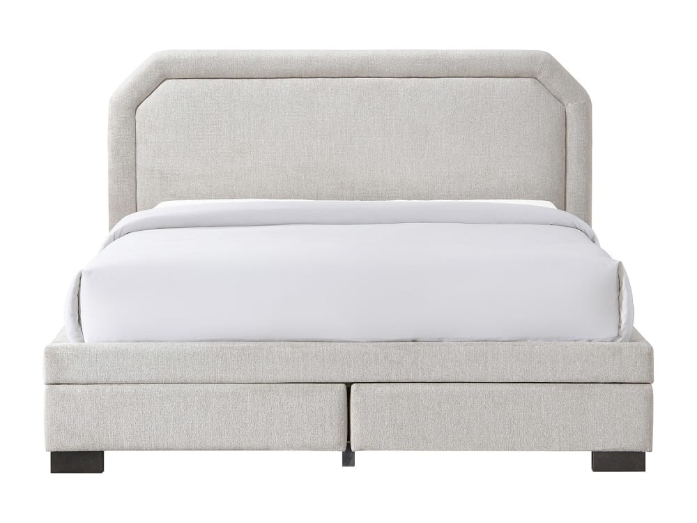 Cadre de lit beige 160 x 200 cm