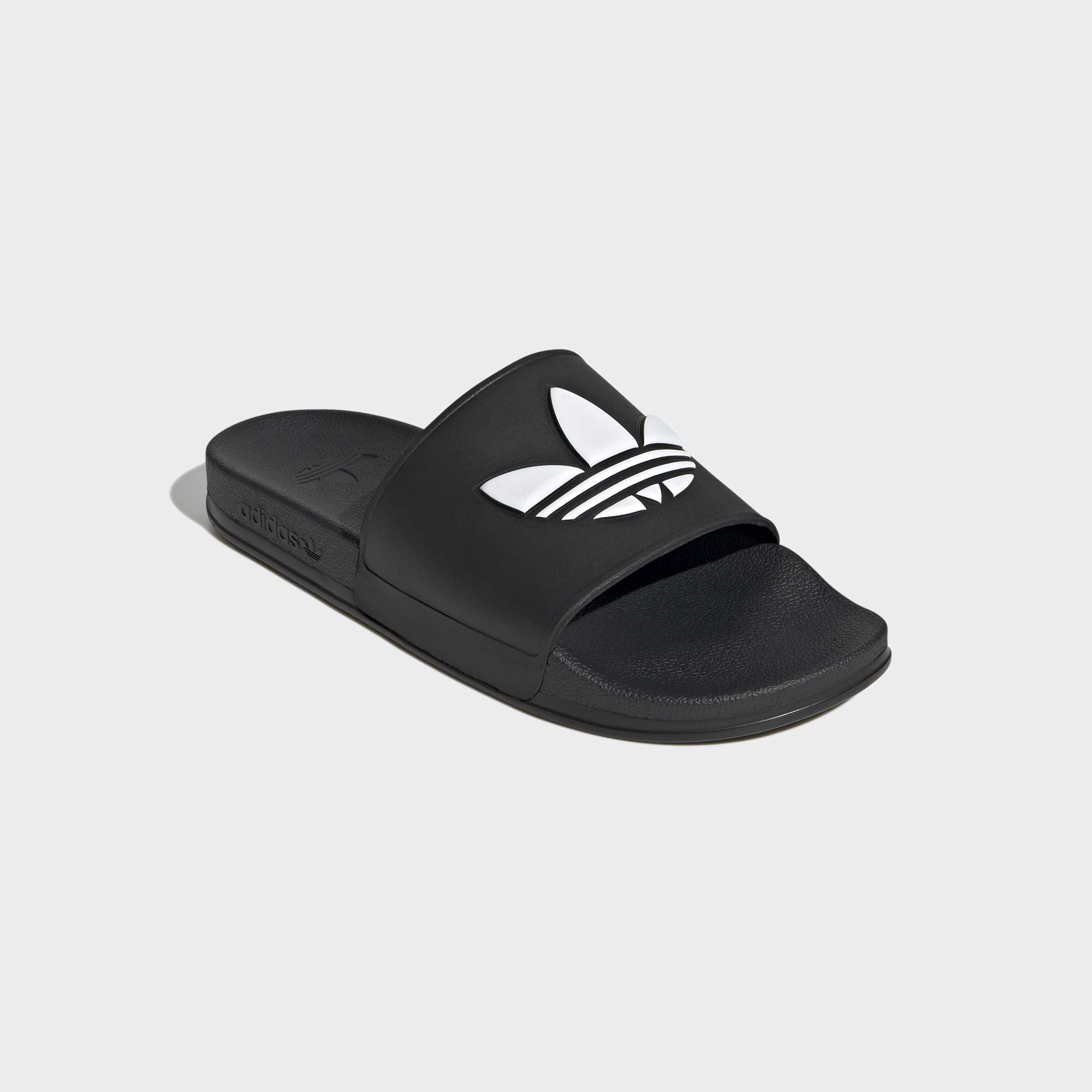 Badesandale ADIDAS ORIGINALS "ADILETTE OG CF BADESCHLAPPEN", Herren, Gr. 46, core schwarz, cloud weiß, core schwarz, Synthetik, Schuhe