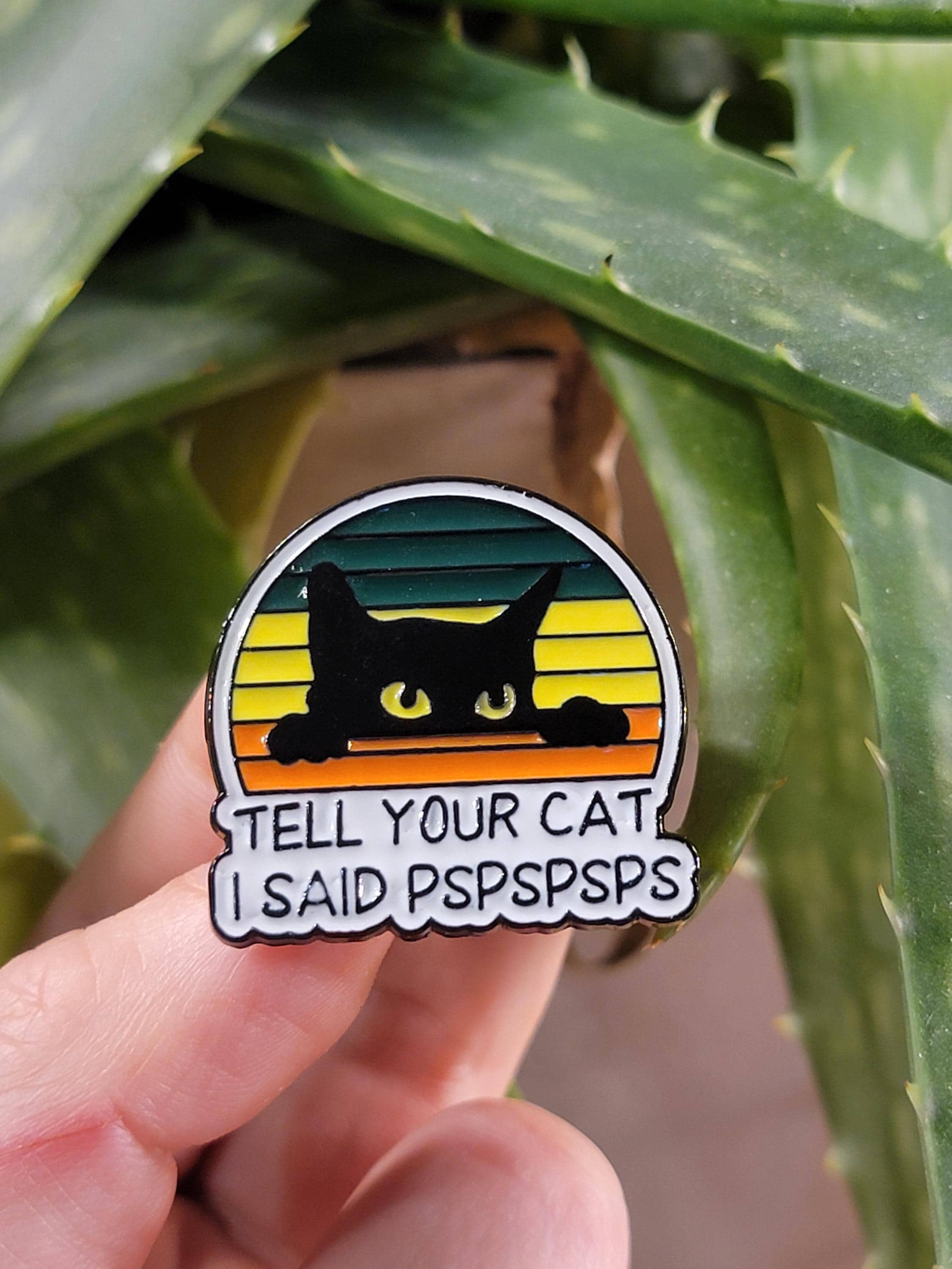 Alternative Pin, Katze Pin, Katzen Liebhaber, Katzen Geschenk, Katzen, süße Katze, Katzen Liebhaber Geschenk, Katzen Accessoires, Emaille Pin, , Email