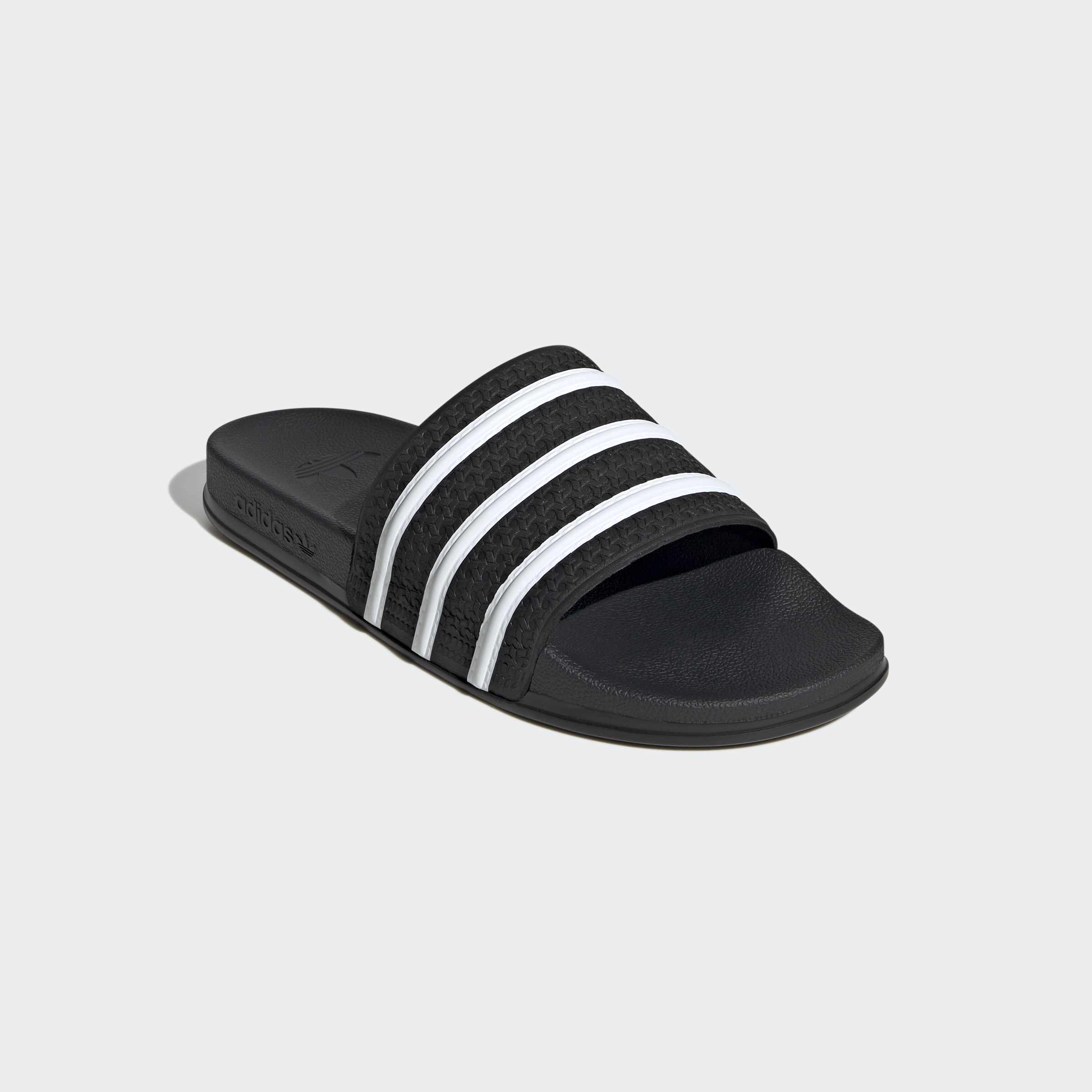 Badesandale ADIDAS ORIGINALS "ADILETTE OG CF BADESCHLAPPEN", Damen, Gr. 40,5, core schwarz, ftwr weiß, core schwarz, Synthetik, Schuhe