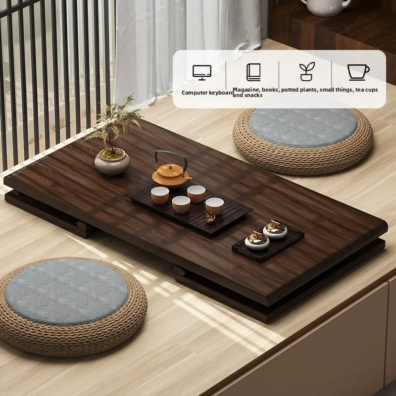 Erkerfenster kleiner Tisch Teetisch Bett klappbarer kleiner Couchtisch Balkon niedriger Tisch