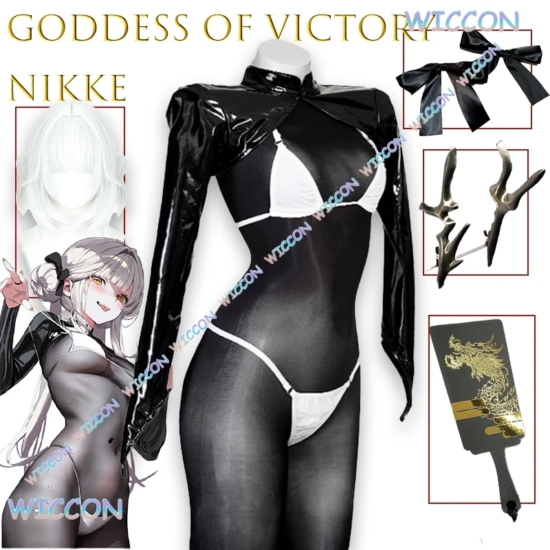Spiel Kostüm Wona/Göttin des Sieges Nikke Weißes Kaninchen Blanc Cosplay Happy Days Unterbekleidung Kostüm Party Rolle Disfraz Mujer Sex Image